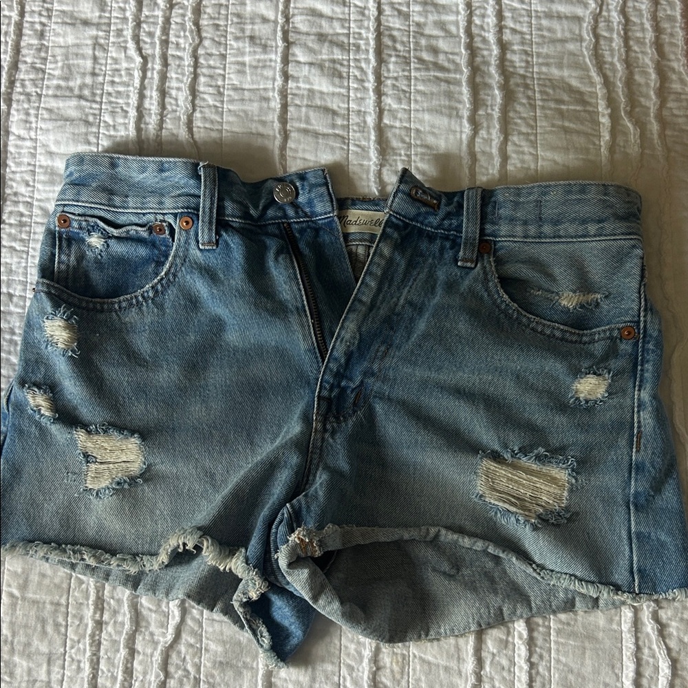 Madewell Light Blue Denim Shorts